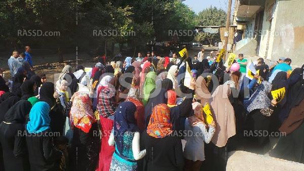 مسيرة لـ “صامدون” بأبو زعبل تنديدًا بحكم العسكر