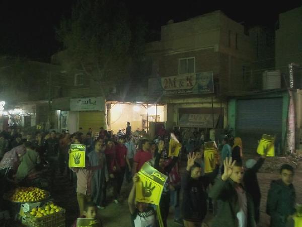 ناهيا تتظاهر تنديدًا بممارسات داخلية الانقلاب