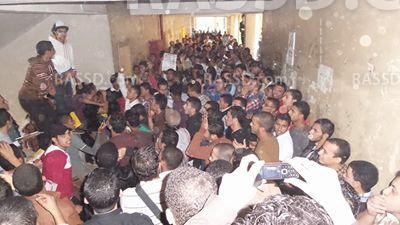 استمرار تظاهرات الأزهر في دمنهور والدقهلية