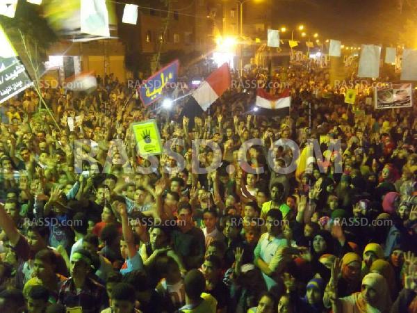 بث مباشر لمسيرة رافضة لـ”الانقلاب” بكرداسة