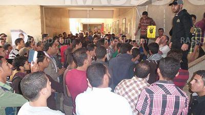 طلاب الأزهر بالدقهلية يتظاهرون ضد فصل زملائهم