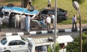 ارتفاع ضحايا حادث ميكروباص أهالي معتقلي بورسعيد لـ 5