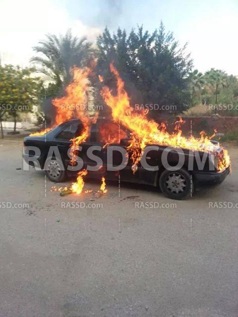 طلاب أزهر القاهرة يشعلون النيران بسيارة عميد “طب الأسنان”