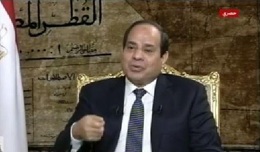 فيديو| السيسي: العملية العسكرية بسيناء هدفها حماية إسرائيل