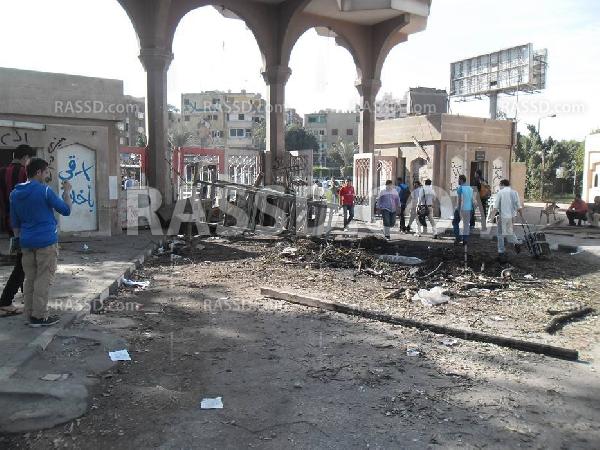 هدوء حذر يخيم على المدينة الجامعية بالأزهربعد توقف الاشتباكات