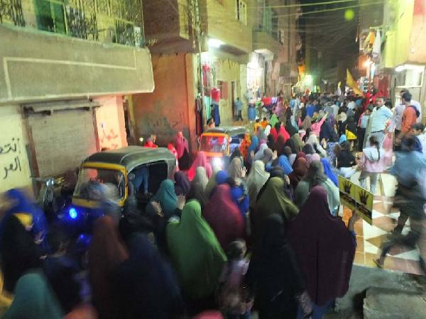 تظاهرة ليلية بالفيوم للمطالبة بحرية المعتقلين