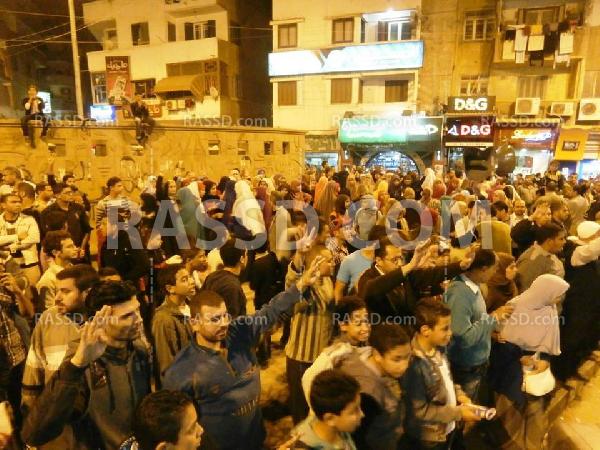 في ذكرى 100 يوم على مذبحة رابعة..مسيرة حاشدة في دمياط