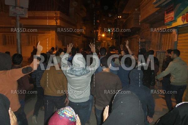 تظاهرة لشباب “المحلة الكبرى” تنديدًا بحكم العسكر