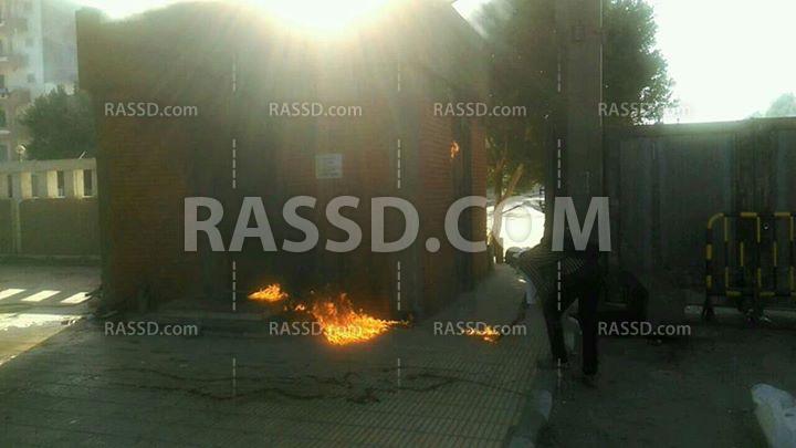 “الانقلاب” يحاصر أزهر أسيوط عقب إشعال الطلاب النيران بغرفة الأمن