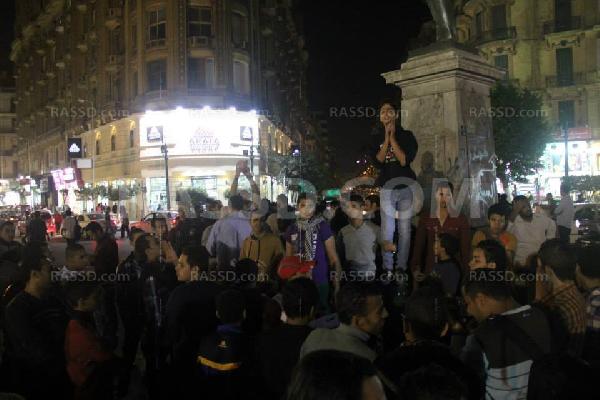 وقفة بميدان طلعت حرب إعتراضًا على قانون التظاهر