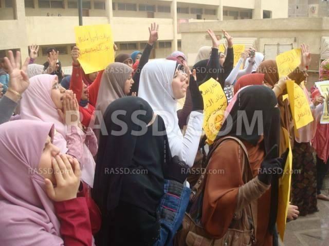 الاعتداء على مسيرة لـ”طلاب ضد الانقلاب” بكلية تجارة طنطا