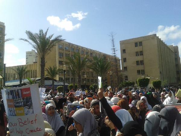 بث مباشر لإضراب هندسة بني سويف