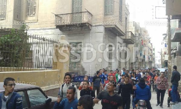 طلاب ثانوي ضد الإنقلاب يتظاهرون ضد العسكر ببني سويف