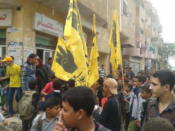 بالصور..مسيرات طلابية رافضة للانقلاب بالفيوم