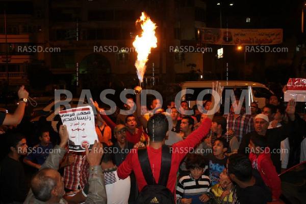 أولتراس ربعاوي ببورسعيد ينظم وقفة احتجاجية ضد الانقلاب