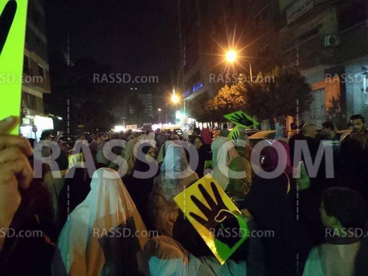 بالصور..مظاهرة بالمهندسين تطالب بمحاكمة قادة الانقلاب