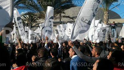 وقفة لألتراس “الوايت نايتس” بالاسكندرية للافراج عن زملائهم