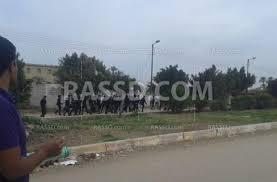 أمن الانقلاب يحاصر أزهر تفهنا عقب مسيرة للطالبات