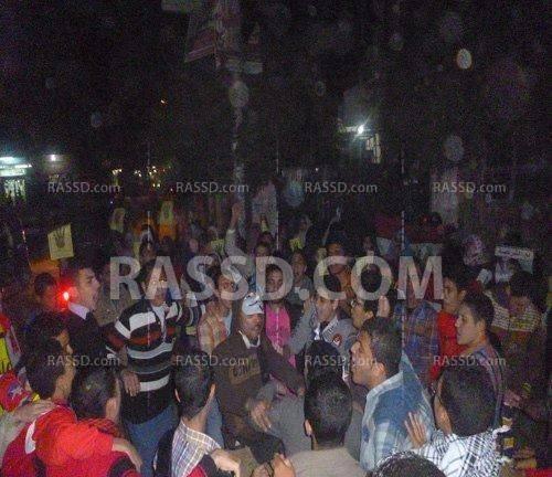 مظاهرة لعفاريت ضد الانقلاب بالدقهلية