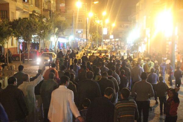 ألتراس حرية يشارك في مسيرة بـ”الكوم الأحمر” بالجيزة