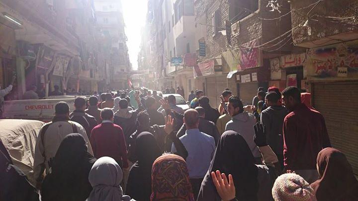 أهالي عين شمس يطالبون بالإفراج عن المعتقلين