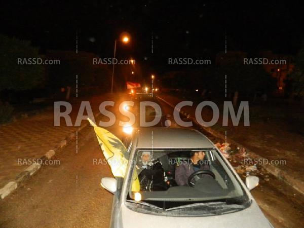 مسيرة سيارات بالاسكندرية ضد الانقلاب