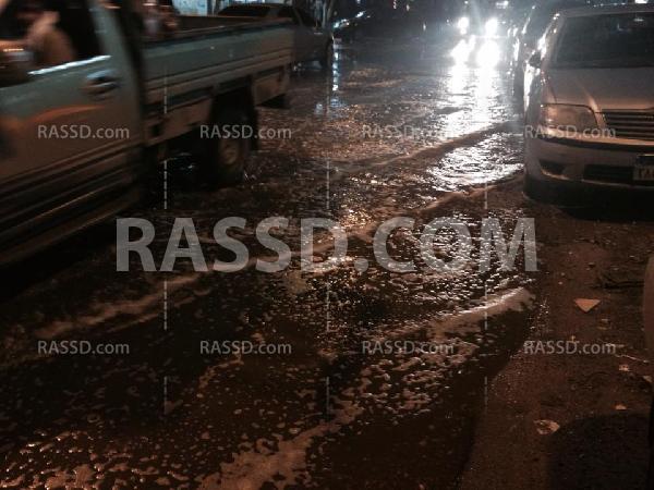 صور..طرق مصر تغرق في بحور مياه الأمطار