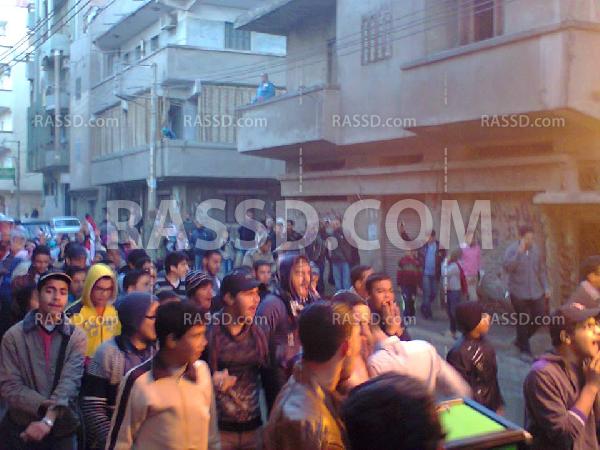 مسيرة لرفض  دستور الانقلاب بالغربية