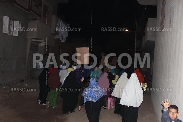 مسيرة بـ”القليوبية” تندد بانقطاع المياه وإهمال المسئولين