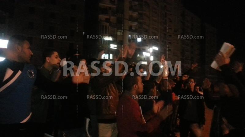 مظاهرة لطلاب ضد الانقلاب بكفر الشيخ