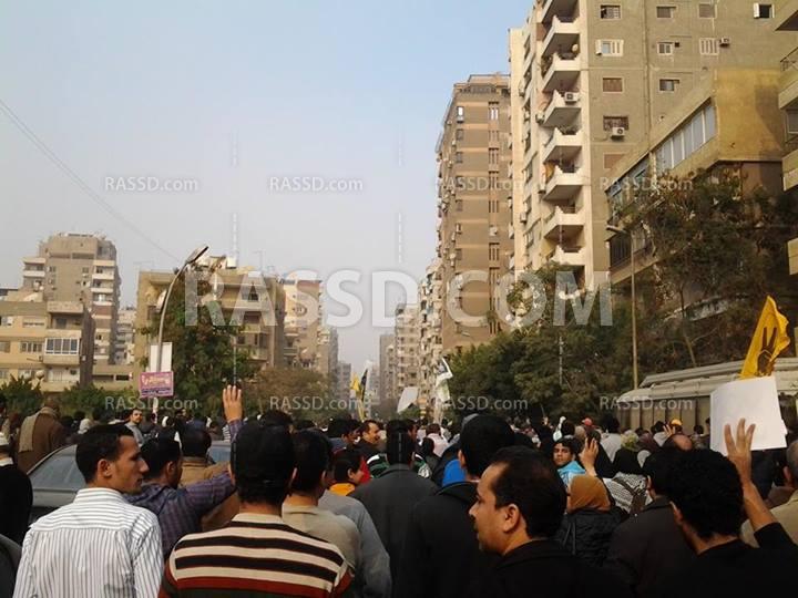 مسيرة حاشدة بمدينة نصر رفضا للدستور الانقلابي