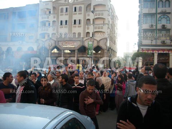وقفة بدمياط ضد الانقلاب العسكري