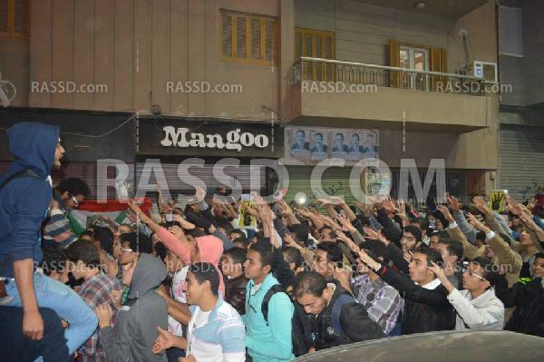 مسيرة لرفض الانقلاب بالغربية