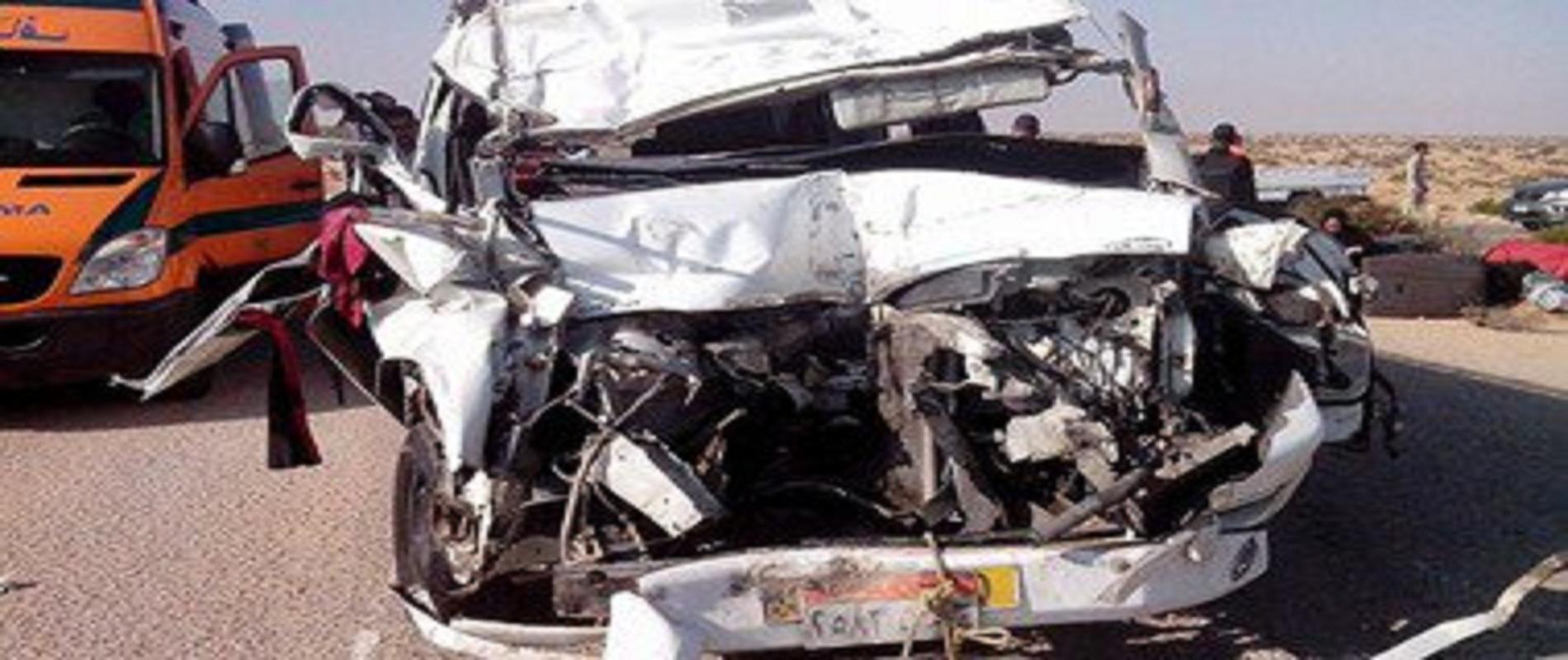 مصرع 7 مواطنين في حادث سيارة بطريق القاهرة الإسكندرية الزراعي