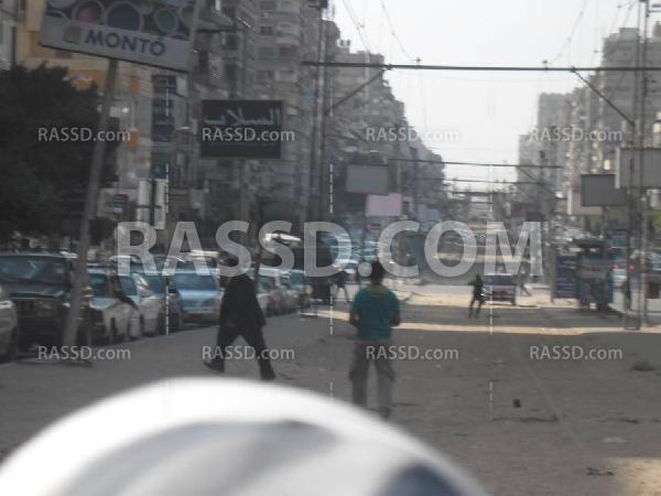 الأمن يطلق الغاز والخرطوش على مسيرة مدينة نصر