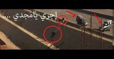 فيديو..الأمن يهرب بعد نفاذ ذخيرته على الدائري أمس