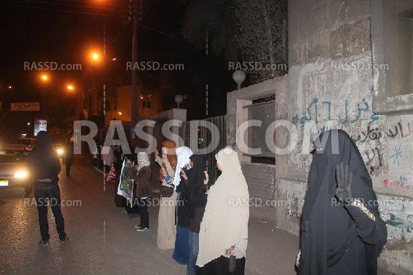 وقفة لحركة أحرار الشرعية بالفيوم ضد الأنقلاب