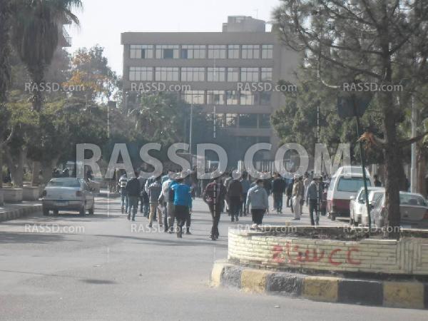 إطلاق الخرطوش بكثافة وإخلاء جامعة الأزهر من الطلاب