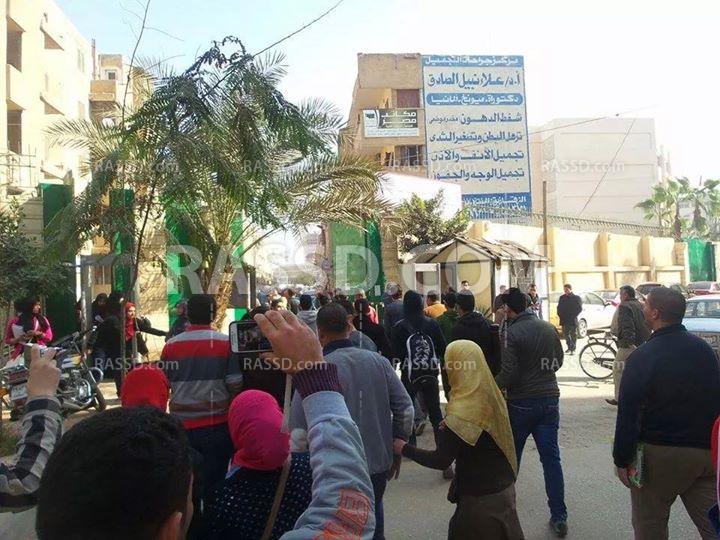 مسيرة بجامعة الزقازيق للسماح للمعتقلين بأداء الامتحانات