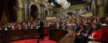 رئيس كتالونيا في البرلمان