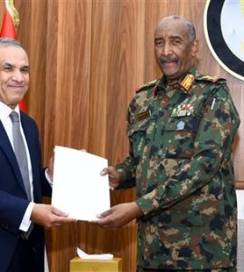 البرهان ورسالة السيسي