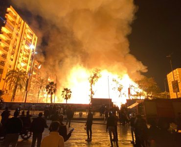 حريق الأهرام